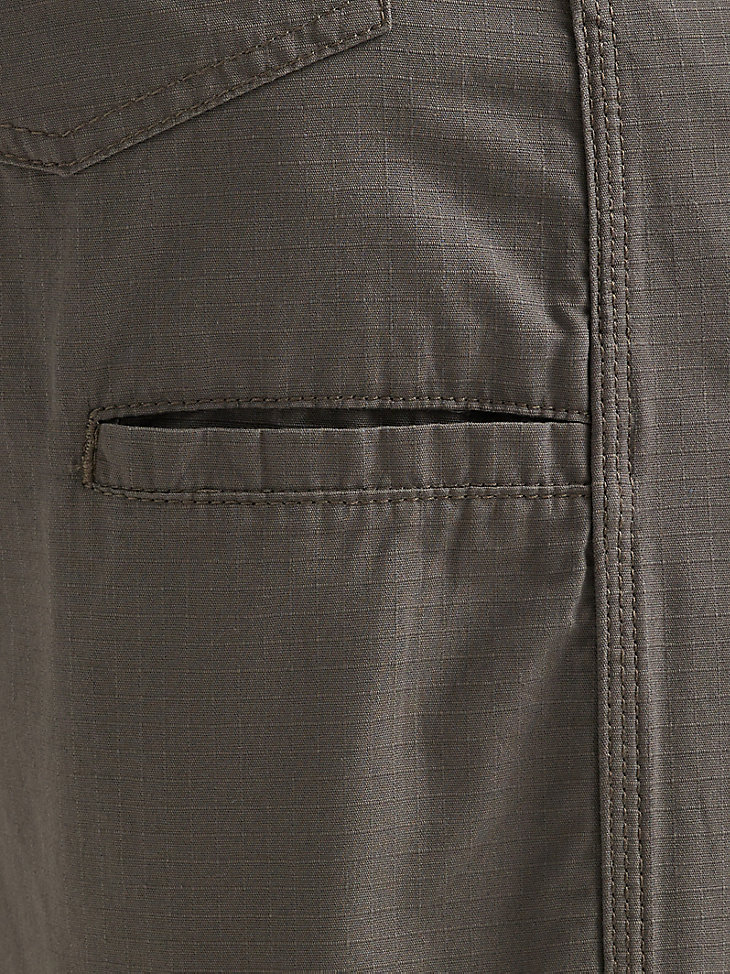 pantalón corto técnico de ropa de trabajo wrangler graphite