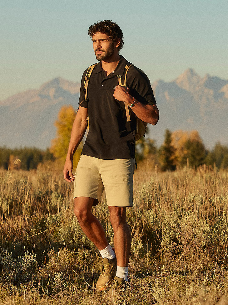 pantalón corto wrangler atg harbor de aluminio para hombre