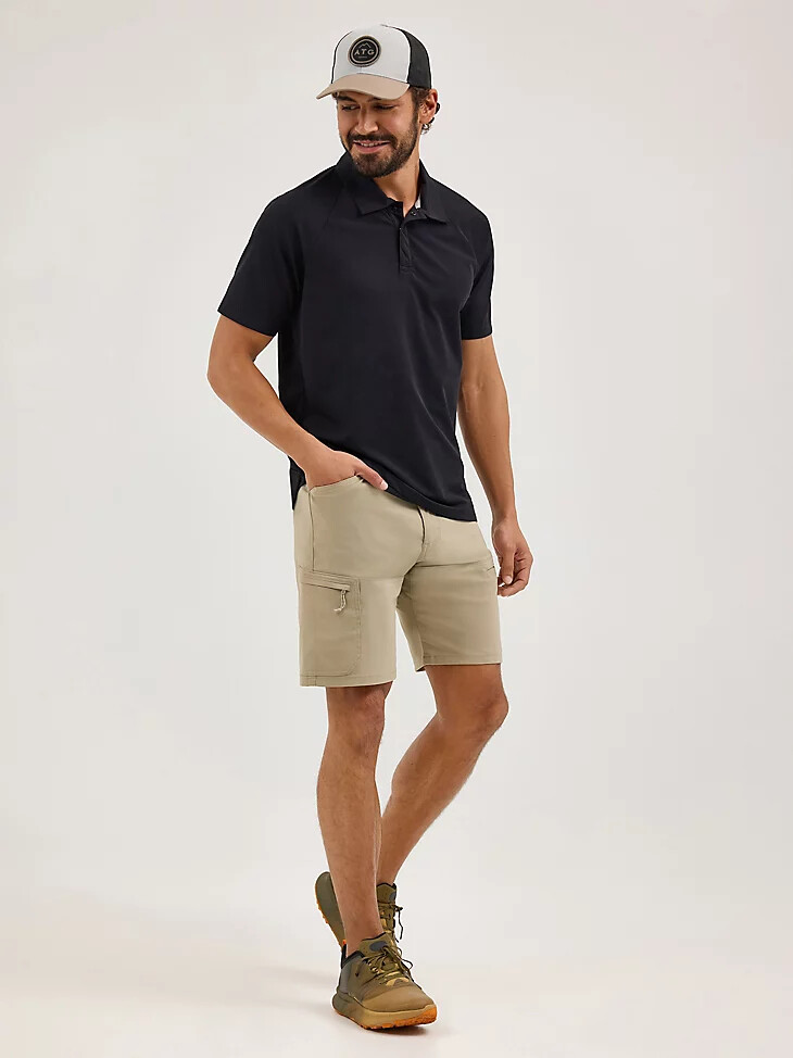 pantalón corto wrangler atg harbor de aluminio para hombre