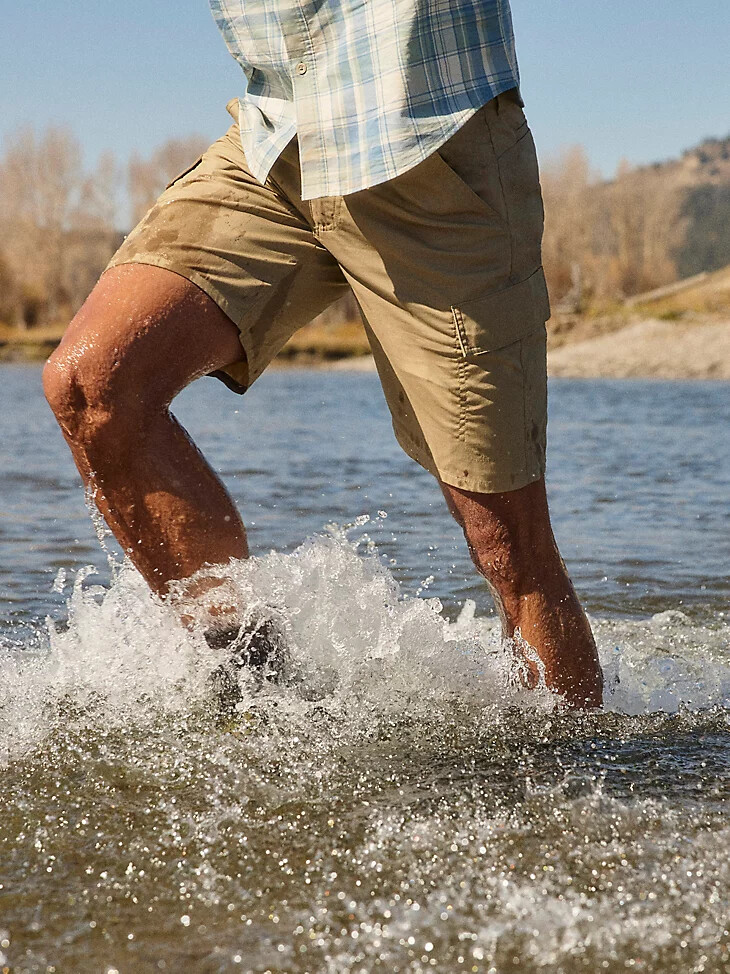 pantalón corto cargo wrangler atg highland para hombre elmwood