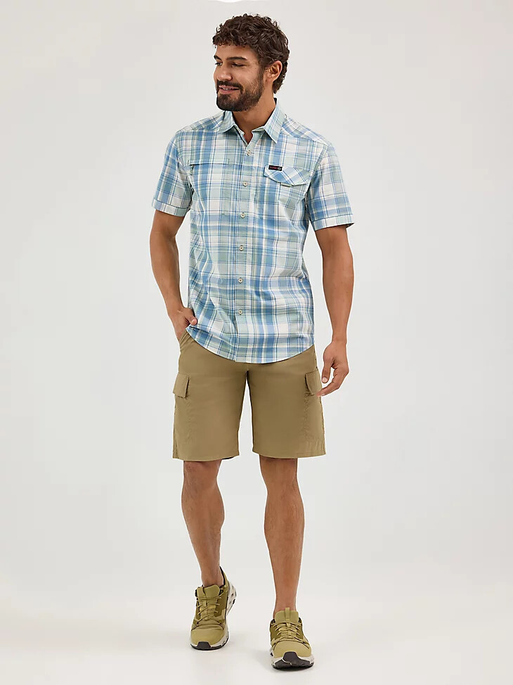 pantalón corto cargo wrangler atg highland para hombre elmwood