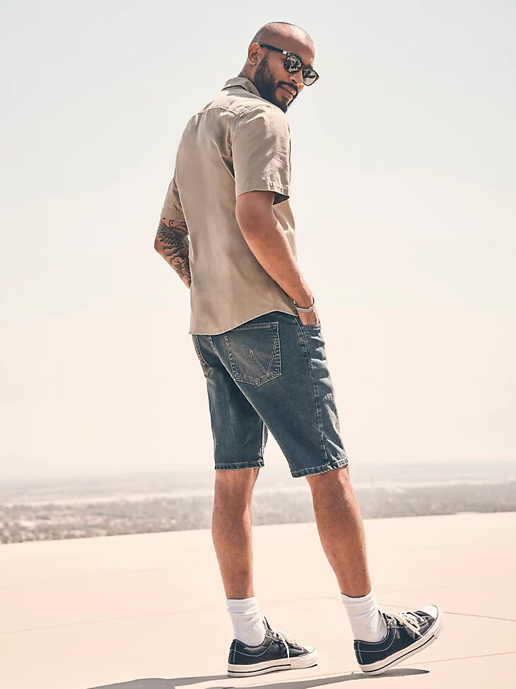 pantalón corto vaquero free to stretch para hombre canyon fade