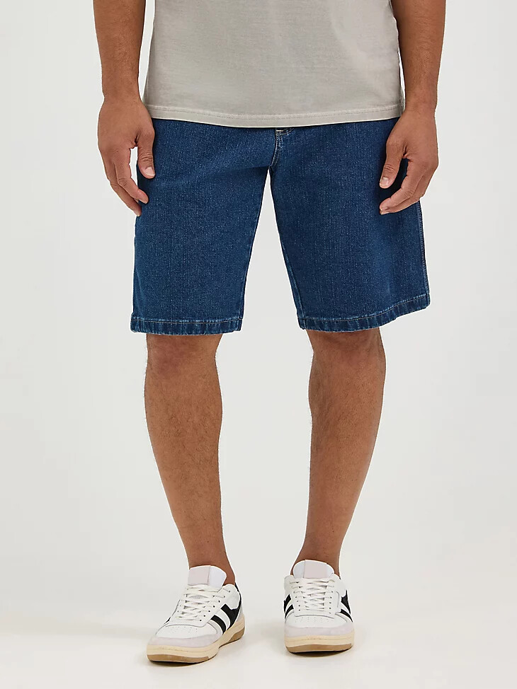 pantalones cortos de carpintero premium wrangler five star para hombre color índigo oscuro