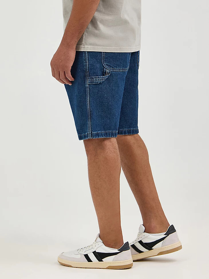 pantalones cortos de carpintero premium wrangler five star para hombre color índigo oscuro