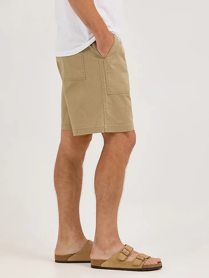 pantalón corto utilitario para hombre color cervatillo