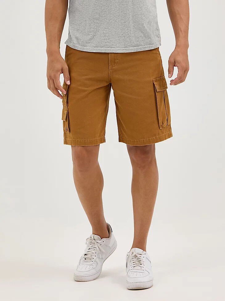 pantalón corto cargo de goma para hombre