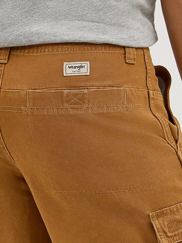 pantalón corto cargo de goma para hombre