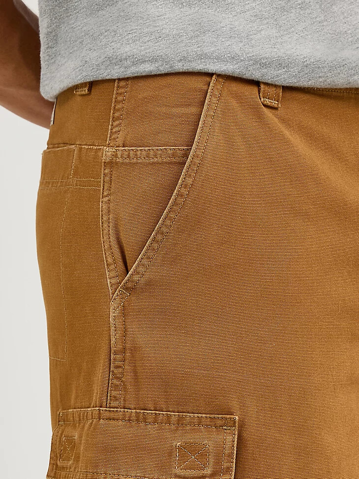 pantalón corto cargo de goma para hombre