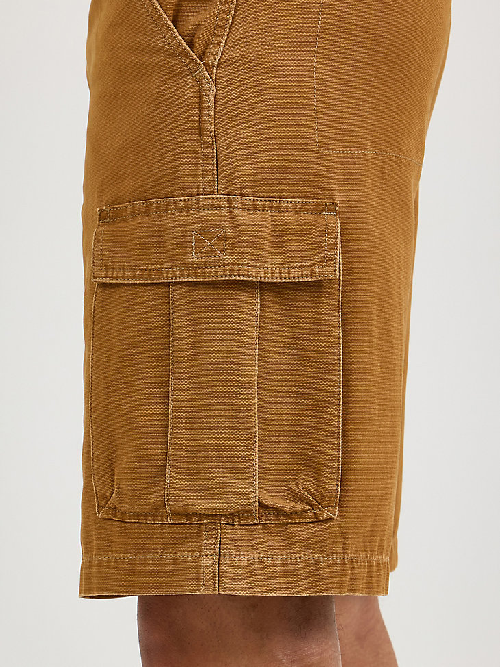 pantalón corto cargo de goma para hombre