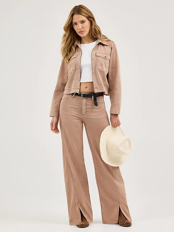 chaqueta utilitaria rodeo para mujer color tierra ocre