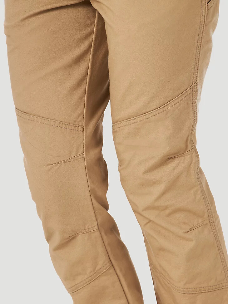 pantalón utilitario ignífugo wrangler fr para mujer color caqui dorado