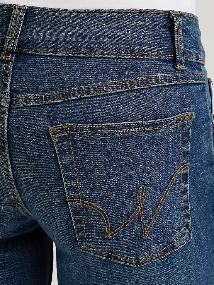 jean kora essential de talle medio y corte bota para mujer