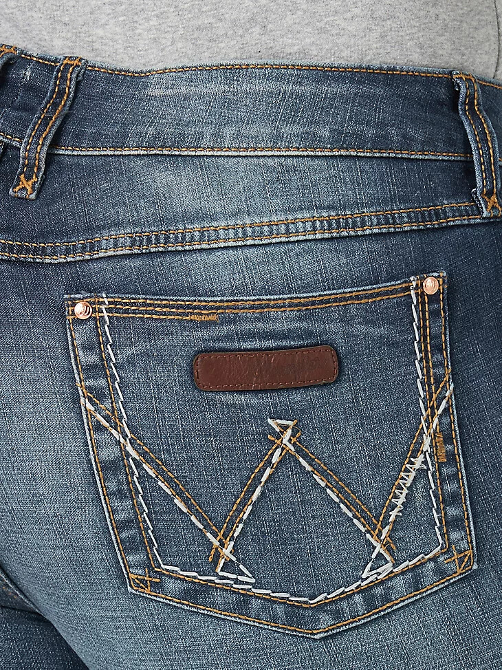 jean wrangler retro mae para mujer talla grande ms wash