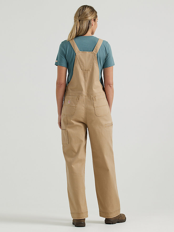 mono de trabajo relajado wrangler riggs workwear para mujer color ojo de tigre