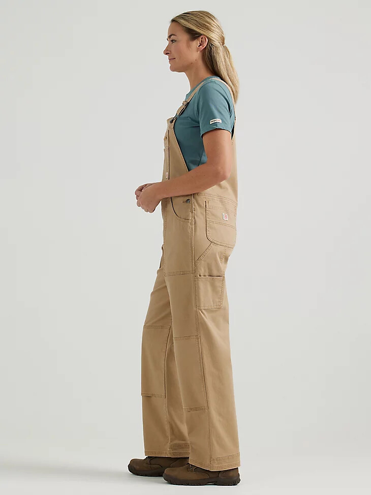 mono de trabajo relajado wrangler riggs workwear para mujer color ojo de tigre