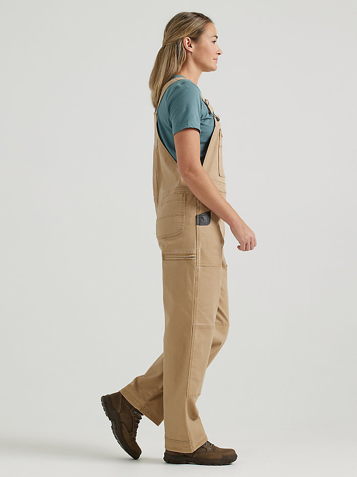 mono de trabajo relajado wrangler riggs workwear para mujer color ojo de tigre