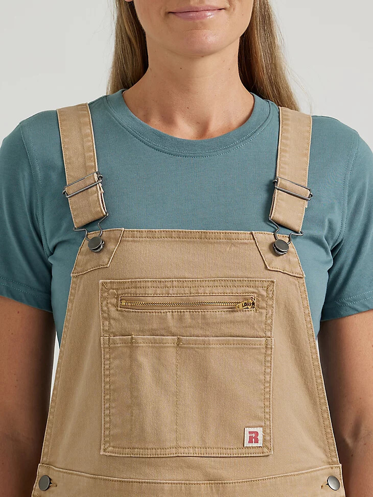 mono de trabajo relajado wrangler riggs workwear para mujer color ojo de tigre