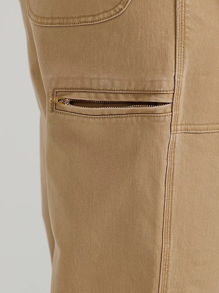 mono de trabajo relajado wrangler riggs workwear para mujer color ojo de tigre