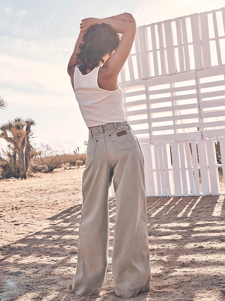 pantalón plisado para mujer