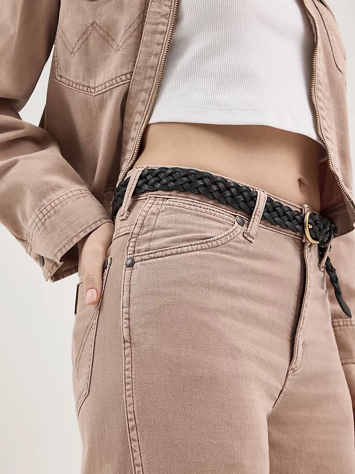 vaqueros holgados para mujer color tierra oscura