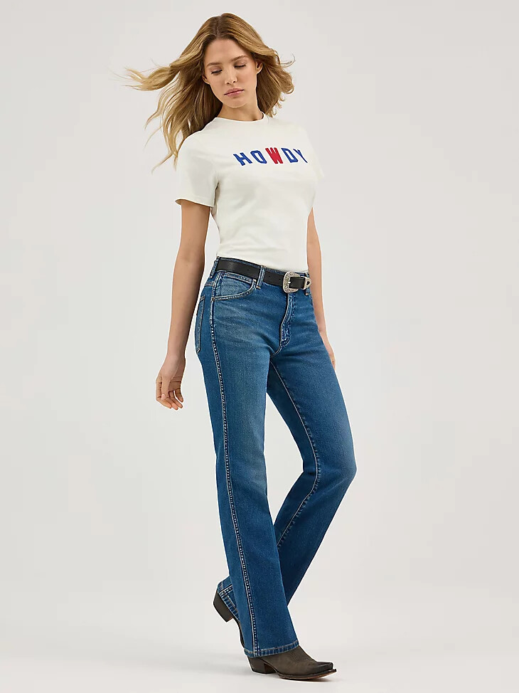 vaqueros wrancher para mujer estilo vaquero