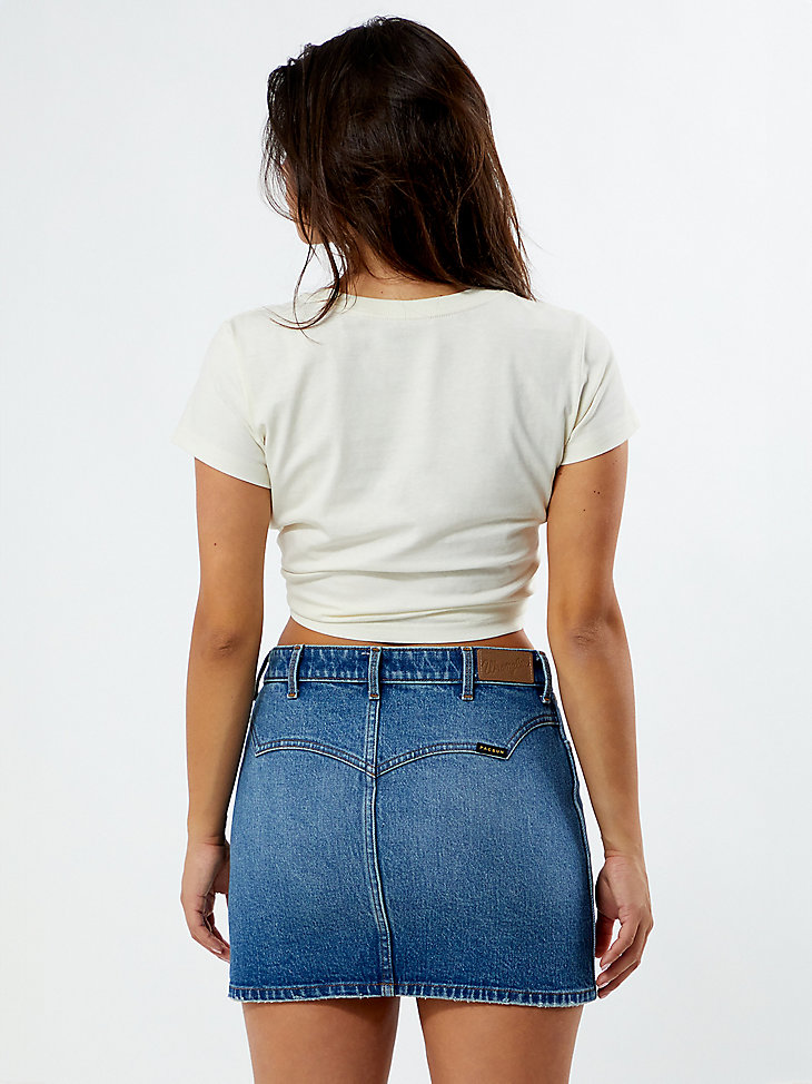 minifalda rodeo para mujer wrangler x pacsun carolina