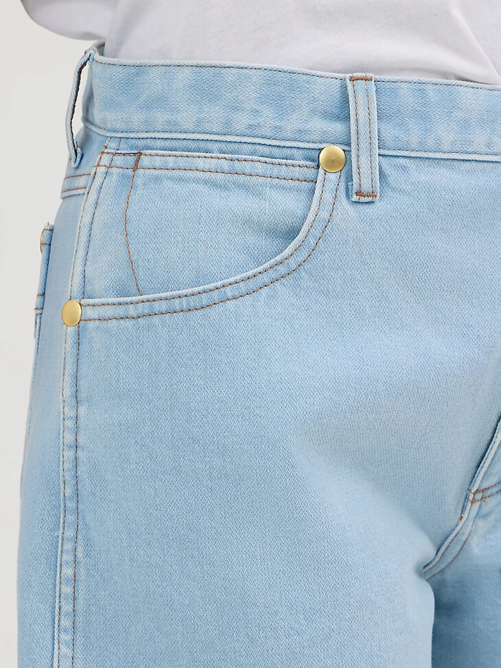 pantalones cortos lavados prairie de wrangler x yellow rose de kendra scott