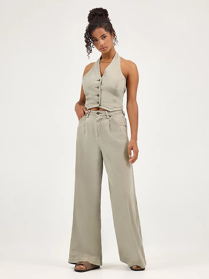 chaleco halter para mujer