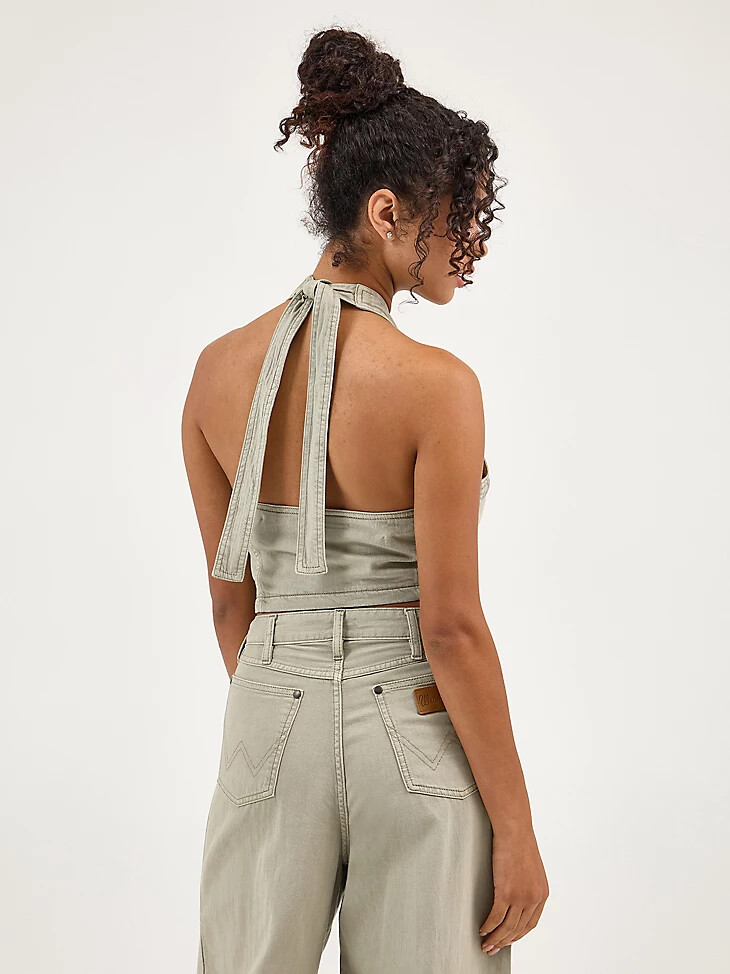 chaleco halter para mujer