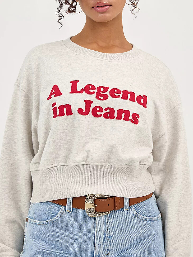 sudadera corta holgada para mujer estilo vintage blanco