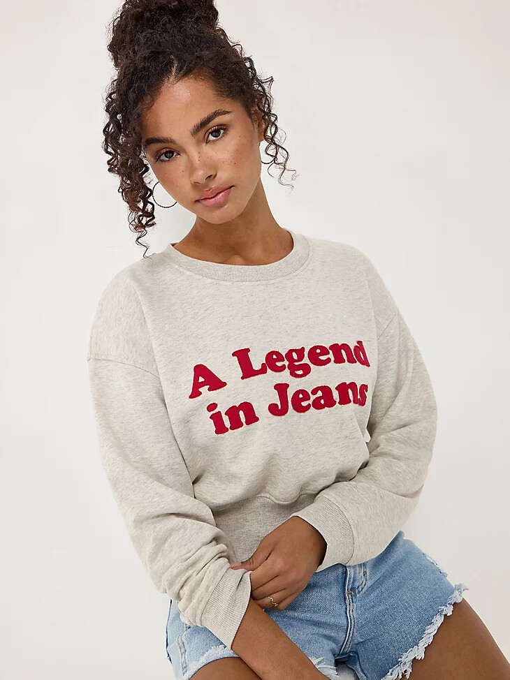 sudadera corta holgada para mujer estilo vintage blanco